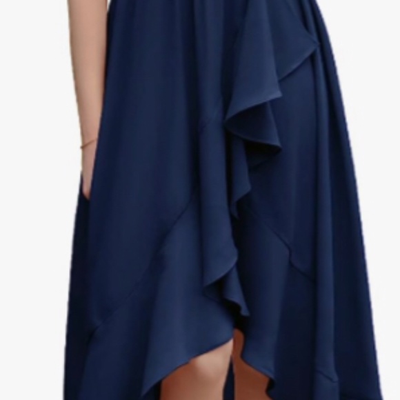 Ladies Ruffle Hi-Low Maxi Dress. SZ L - Picture 3 of 11